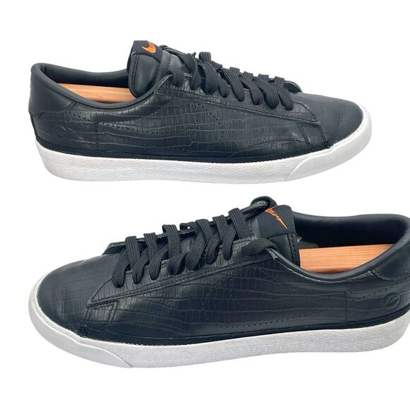 Nike Other - Nike Blazer Low Premium Croc Black White Men’s Size 9.5 Casual Sneakers